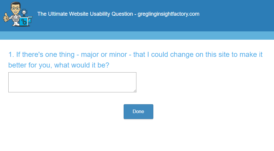 Ultimate website usability question gregling insight factory